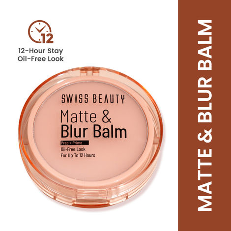 Buy Swiss Beauty 12-Hour Oil-Free Shine | With Vitamin E & B3 | UV Light ProtectMatte & Blur Balm | Prep + Prime Primer - 8 gm-Purplle