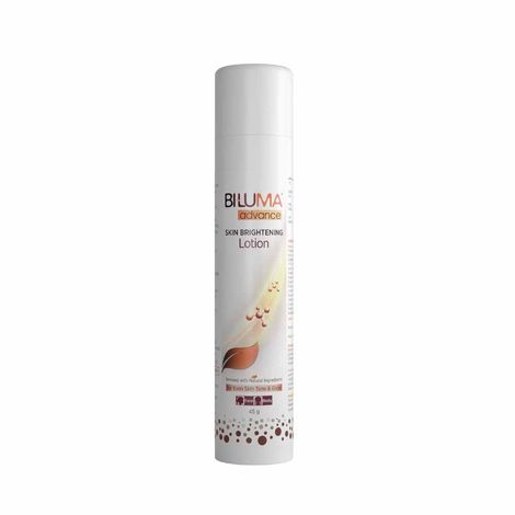 Buy Biluma Advance Skin Brightening Lotion for even skin tone |Blended with Natural Ingredients for dark spots | face and Body - 45 gm-Purplle