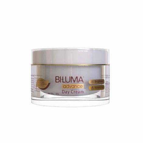 Buy Biluma Advance Skin Brightening day cream for even skin tone |Blended with vitamin E and natural Ingredients for dark spots - 50 gm-Purplle