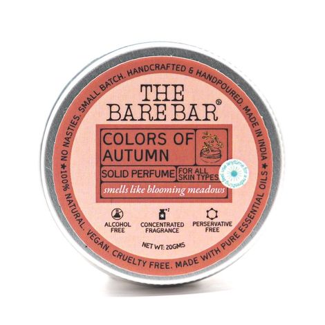 Buy The Bare Bar Colors of Autumn Cream Perfume - 20 gm | With Mango Butter, Coconut & Almond Oils | Warm Floral Scent | Natural & Alcohol-Free-Purplle