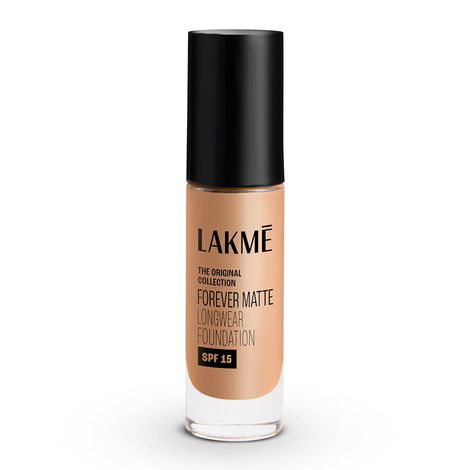 Buy Lakme Forever Matte Longwear Foundation, Warm Natural, 25 ml-Purplle
