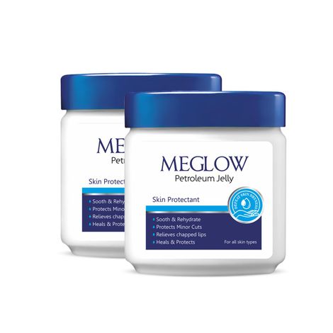 Buy MEGLOW PETROLEUM JELLY 100 gm Pack of 2-Purplle