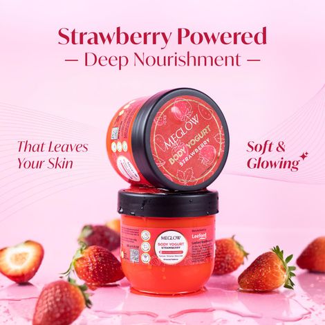 Buy MEGLOW BODY YOGURT (STRAWBERRY) 200 ml-Purplle