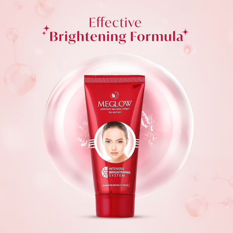 Buy MEGLOW WOMEN BRIGHTENING CREAM 50 gm-Purplle