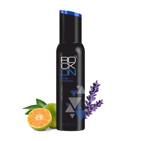 Buy ROCK ON LONG LASTING DEODORANT SPRAY (UNISEX) (INTENSE) 150 ml-Purplle