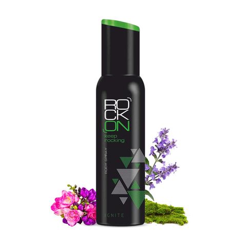 Buy ROCK ON LONG LASTING DEODORANT SPRAY (UNISEX) (IGNITE ) 150 ml-Purplle