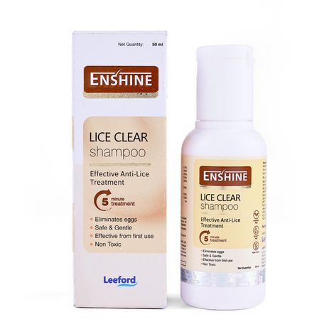 Buy Enshine lice clear shampoo pack of 3, 50 ml-Purplle