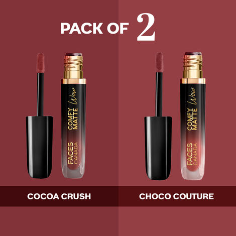 コスメ Buy FACESCANADA Comfy Matte Velvet Touch Lipstick - Toffee Drizzle
