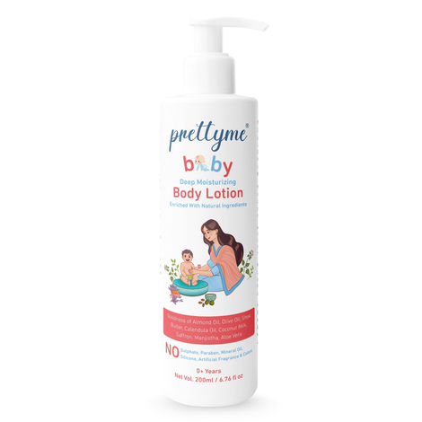 Buy Prettyme Baby Deep Moisturizing Daily Body Lotion | For Newborn, Kids & All Skin Types, 200 ml-Purplle