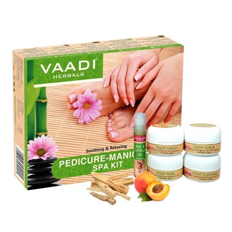 Buy Vaadi Herbals Pedicure Manicure SPA Kit (135 gm)-Purplle