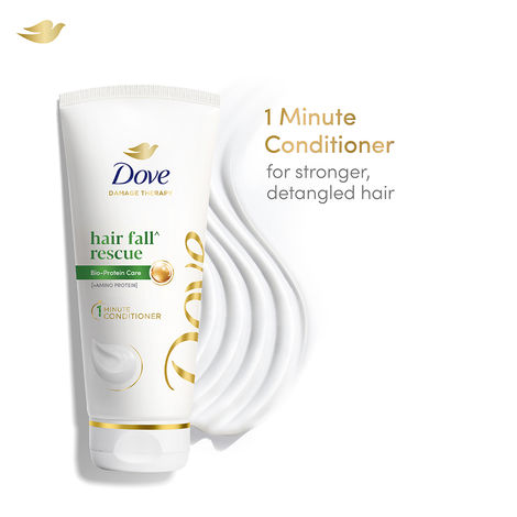 Buy Dove Hair Fall Rescue Hair Conditioner with Sunflower Oil and Moisture Lock Technology, For Hair Fall Control and Silky, Smooth Hair, 335 ml-Purplle