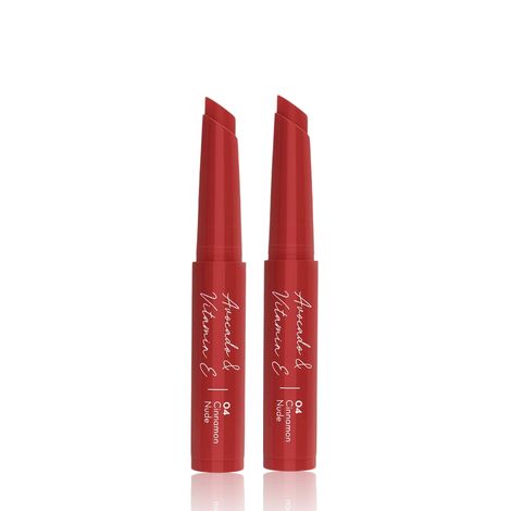 Buy Mamaearth Moisture Matte Longstay Mini Lipstick with Avocado Oil & Vitamin E for 12 Hour Long Stay-07 Raspberry Scarlet - 0.7 gm (Pack of 2)-Purplle