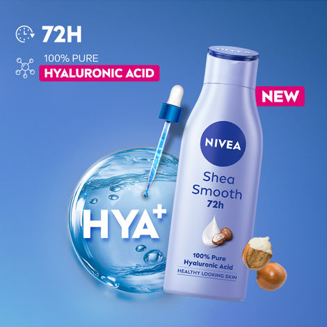 Buy Nivea Shea Smooth Body Milk (200 ml)-Purplle