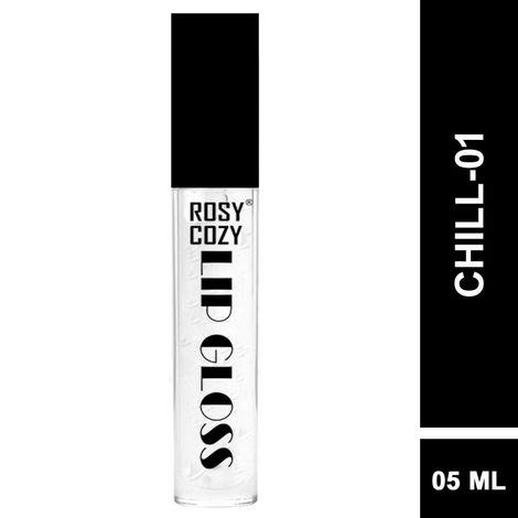Buy Rosy Cozy Lip Gloss High Creme | Shade Chill | Color Transparent | High Glossy, High Shine Enriched With Vitamin E | Light Weight, Long Lasting, Non Sticky Hydrating Lipgloss 5 ml-Purplle