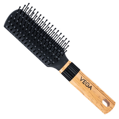 Buy VEGA Mini Flat Hair Brush (India's No.1* Hair Brush Brand) for Men & Women (R5-FB) 1 pc-Purplle
