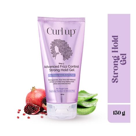 Buy Curl Up Advanced Frizz Control Strong Hold Gel - 150 gm-Purplle