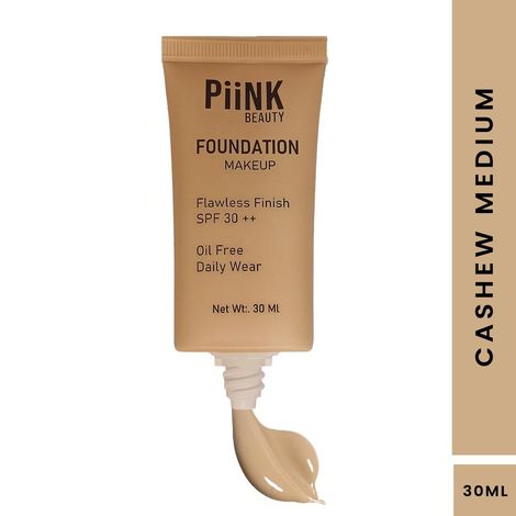 Buy Piink Beauty All Day Full Coverage Matte Foundation- Cashew Medium 1 30 ml-Purplle