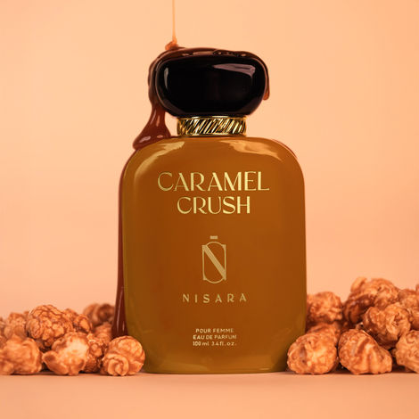 Buy Nisara Caramel Crush Gourmet Perfume For Woman 100 ml | Long Lasting Eau De Parfum | Caramel Fragrance With | Caramel, Apple, Rose, Sugar, Vanilla | EDP Scent spray for Woman | Premium Perfume For Her-Purplle
