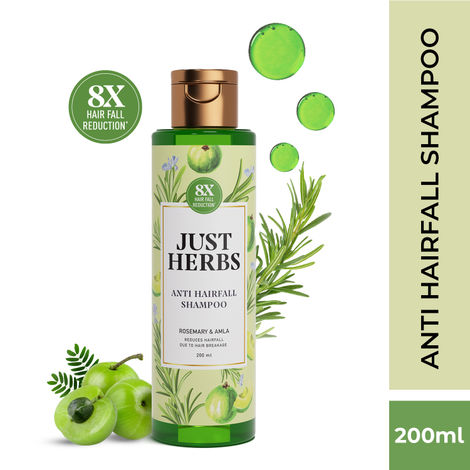Buy Just Herbs 8 In 1 Root Nourishing Amla neem Shampoo (200 ml)-Purplle
