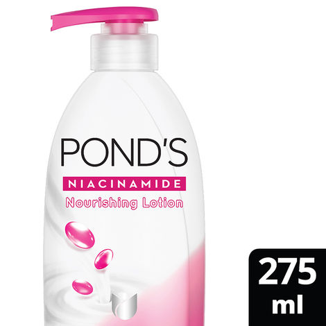 Buy Ponds Niacinamide Nourishing Body Lotion | Hydrates | Brightens | 275 ml-Purplle