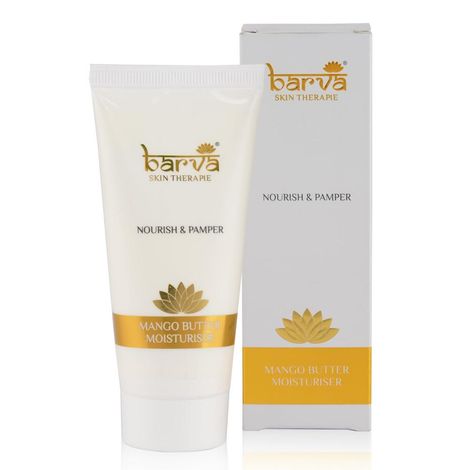 Buy Barva Skin Therapie Mango Butter Moisturizer, Face Cream, For Normal & Dry Skin, No Parabens, Silicones, Mineral Oil & Colour, 50 ml-Purplle