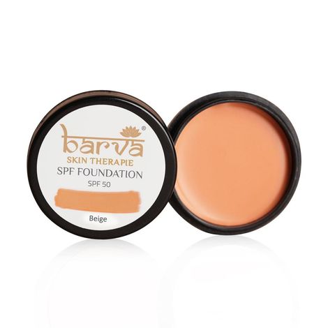 Buy Barva Skin Therapie Spf 50, 2 In 1 Cream Full Coverage Semi-Matte Foundation For All Skin Type And Concealer, Perfect For Indian Skin Tones, 9 gm (Beige)-Purplle