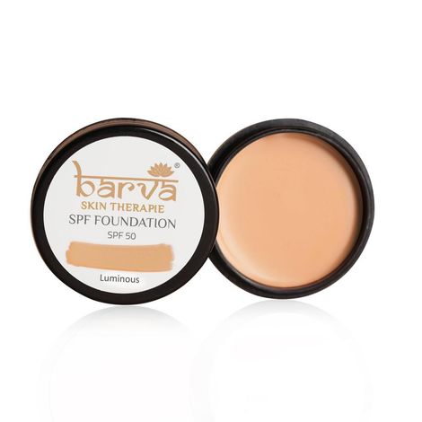 Buy Barva Skin Therapie SPF 50, 2 in 1 Cream Foundation and Concealer, Perfect for Indian Skin Tones, 9 gm (Luminous)-Purplle