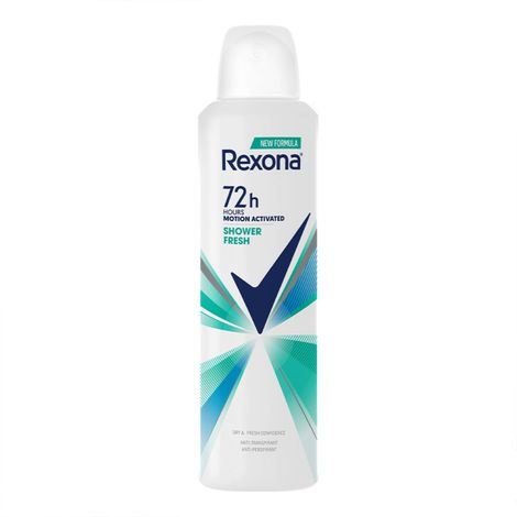 Buy Rexona Deodorant For Women, Shower Fresh, Antiperspirant Body Spray For 72H Sweat & Odour Protection, Motion Activated, Alcohol Free, 200 ml-Purplle