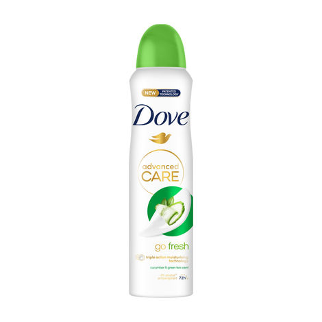 Buy Dove Advanced Care Cucumber and Green Tea Deodorant Spray 150 ml-Purplle