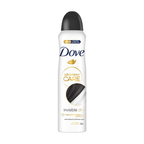 Buy Dove Advanced Care Invisible Dry Deodorant Spray with Freesia and Violet 150 ml-Purplle