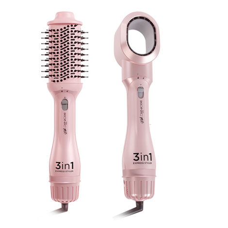 Buy Ikonic Me 3 In 1 Express Styler - Pink | 1.5-Inch Barrel | Hair Dryer Hair Straightener Volumizer Blow Dryer Styling Tool,1200 Watt, Pink For Women 1 pc-Purplle