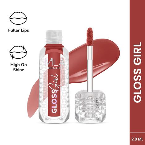 Buy Mila Beaute Gloss Girl High Shine Lip Gloss - 05 My Choice, 2.8 ml-Purplle