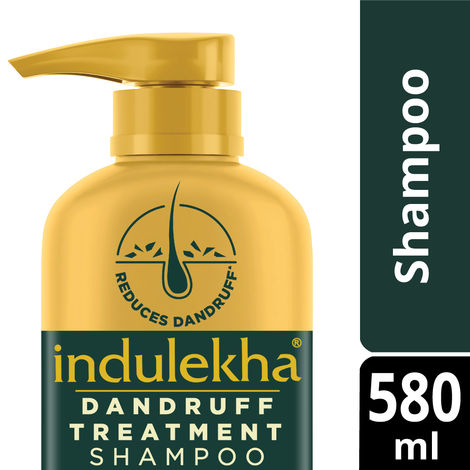 Buy Indulekha&nbsp;Dandruff Treatment Shampoo, 580 ml-Purplle