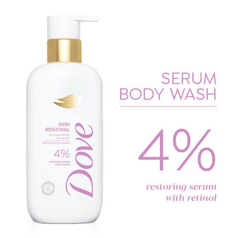 Buy Dove 4% Restoring Serum with Retinol Skin Renewal Bodywash 300 ml-Purplle