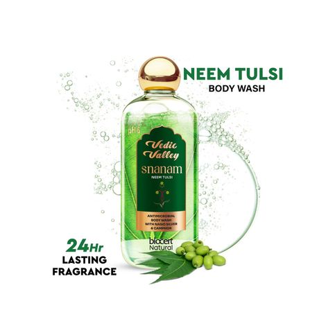 Buy Vedic Valley Snanam Neem Tulsi Body Wash 330 ml-Purplle