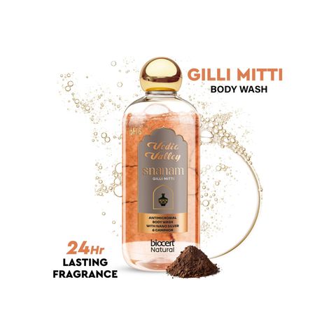 Buy Vedic Valley Snanam Gilli Mitti Body Wash 330 ml-Purplle