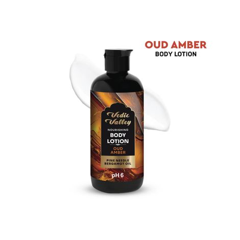 Buy Vedic Valley Paraben Free Oud Amber Body Lotion 300 ml-Purplle
