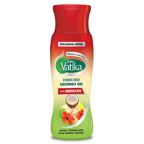 Buy Dabur Vatika Enriched Coconut oil With Hibiscus (300 ml)-Purplle