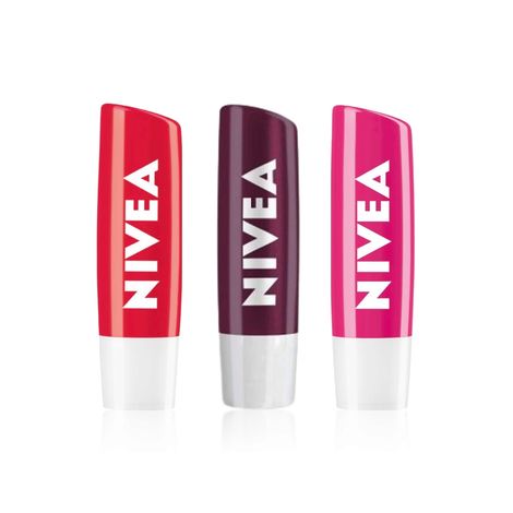 Buy Nivea Fruity Lip Care Trio-(Fruity Shine Strawberry (4.8 gm)+Black Berry Shine (4.8 gm)+ Fruity Watermelon Shine 4.8 gm)) Combo of 2-Purplle