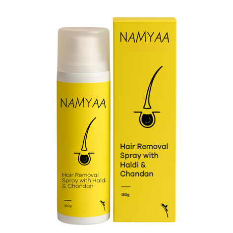 Buy Namyaa Haldi Chandan Hair Removal Cream Spray (180 gm)-Purplle