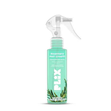 Buy PLIX Rosemary Hair Growth Advanced Hair Spray for fuller, thicker hair | Redensyl® & Rosemary Extract | Easy to Use | Mess-free | Stimulates Hair Follicles & Promotes Hair Growth | For All Hair Types | 100 ml-Purplle