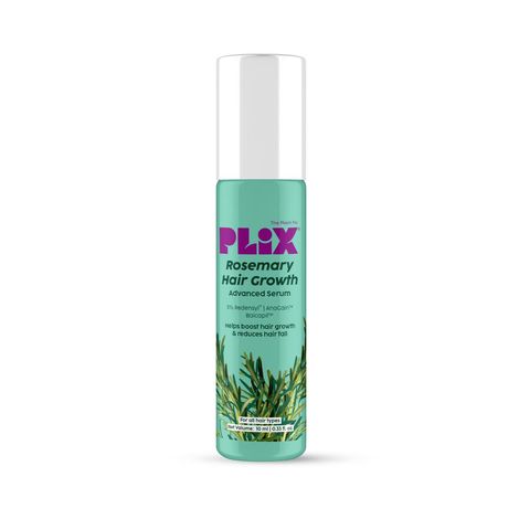 Buy PLIX Rosemary Hair Growth Advanced Serum Roll-On | With 3% Redensyl®, 4% AnaGain™ & 3% Baicapil™ | Easy to Use | Mess-free | Prevents Hair Fall & Stimulates Hair Follicles | For All Hair Types | 10 ml-Purplle