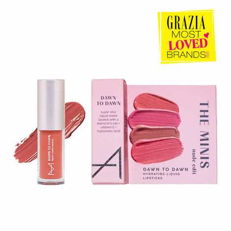 Buy House of Makeup Dawn to Dawn MINI Liquid Matte Lipstick - Cinnamon Blush (2 ml)-Purplle