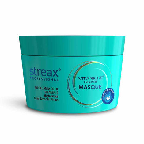 Buy Streax Professional Vitariche Gloss Hair Mask With Hyaluronic Acid | Deep Conditioner | Frizz Control 200 gm-Purplle