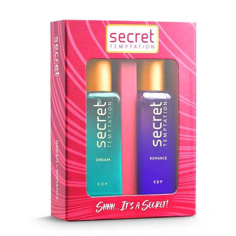 Buy Secret Temptation Perfume Set (Dream & Romance) Pack of 2 (20 ml each)-Purplle