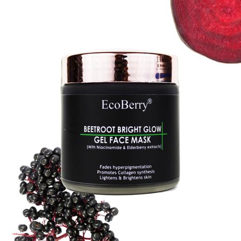 Buy Ecoberry Beetroot Bright Glow Gel Face Mask 100 ml-Purplle