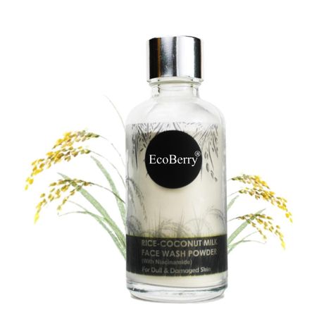 Buy Ecoberry Rice Coconut Milk Face Wash Powder 30 gm-Purplle