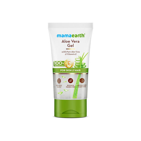 Buy Mamaeart Aloe Vera Gel with 100% Pure & Natural Aloe Vera & Vitamin E for Skin & Hair | Hydrates, Moisturizes Skin | Soothes Irritated Skin | Keeps Scalp Healthy | For Men & Women | Multipurpose Non-Sticky Gel 150 ml-Purplle