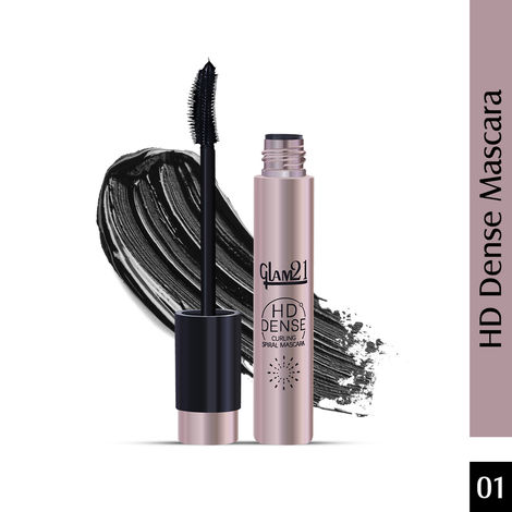 Buy Glam 21 HD Dense Mascara - Black (10 ml)-Purplle