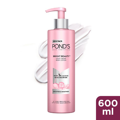 Buy POND'S Bright Beauty Light Crème Body Lotion 600 ml-Purplle